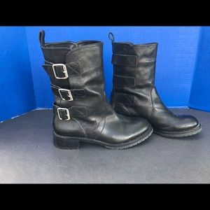 Donna Karen motorcycle boot